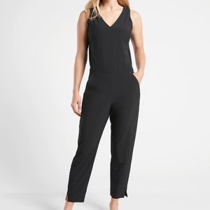 Athleta Brooklyn Jumpsuit Black 6 Athleisure